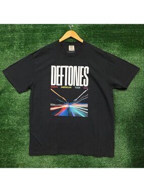 Deftones North American Tour Nu Metal Band T-Shirt Size Extra Large